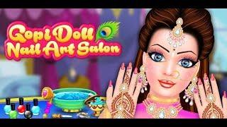 Gopi Doll Nail Art Salon - Free Android Game