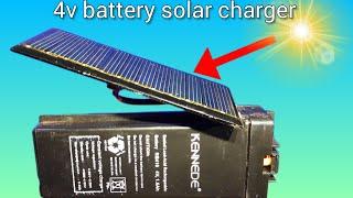 4v battery charger using solar panel