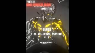 【 FASTEST ONE PUNCH MAN CHARACTERS ️】One Punch Man「MANGA EDIT」#edit   #opm #manga