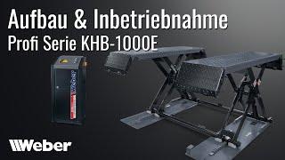 Scherenhebebühne KHB 1000E - Aufbau und Inbetriebnahme ab Januar 22