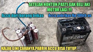 KENAPA GAK DARI DULU BUAT AKI MOTOR SENDIRI PADAHAL SANGAT MUDAH.