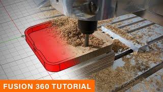 Taschen Fräsen mit DIY CNC | Autodesk Fusion 360 Tutorial