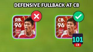 Why PRO Players Use Defensive Fullback At CB? • eFootball 24 Tips