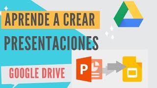 Cómo hacer PRESENTACIONES en GOOGLE  DRIVE