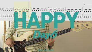 BASS exercise songs recommended for beginners│DAY6 - HAPPY│BASS TAB