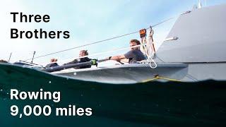 Three brothers rowing the full Pacific Ocean