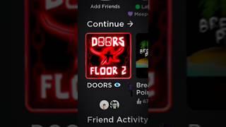 DOORS FLOOR 2 IS OUT??  #shorts #robloxdoors