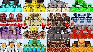 ALL STRONGEST MINECRAFT MOBS ARMY TOURNAMENT | Minecraft Mob Battle