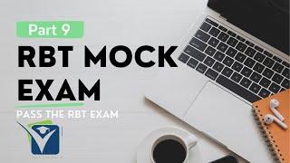 RBT® Mock Exam | RBT® Exam Review Practice Exam | RBT® Test Prep [Part 9]