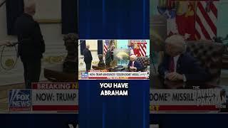 Trump thinks the Declaration of Independence in his office is REAL #shorts