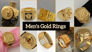 Gold Ring Design for men || mens gold rings 2023