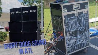 SOUND SYSTEM SET UP  USING CVR AMPLIFIERS IN ATLANTA FOR CARNIVAL WEEKEND EVENT