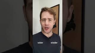 WIDER oder WIEDER | Unterschied | Schrecklich Deutsch #shorts