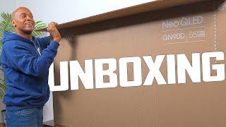 Samsung QN90D TV Unboxing, Setup and 1st Impressions