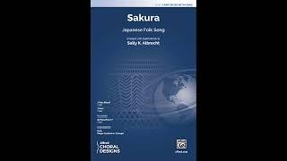 Sakura (3-Part Mixed) arr. Sally K. Albrecht – Score & Sound