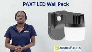 PAXT LED Wall Pack with Selectable Wattage and Selectable Kelvin