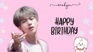 Happy Birthday Jin  #HappyBirthdayJin