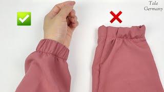 3 Easy ways to sew elastic band for sleeves | Sewing tips and tricks