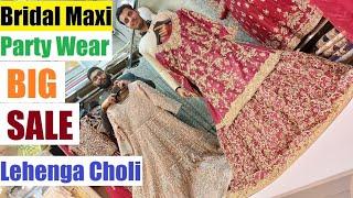 Bridal Maxi 2025 / Party Wear / Pakistani Dresses 2025 / Wedding Dress / Lehenga Choli