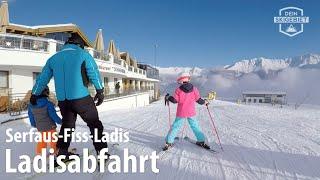 Ladisabfahrt im Skigebiet Serfaus-Fiss-Ladis