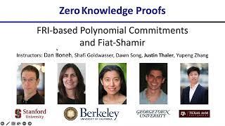 ZKP MOOC Lecture 8: FRI-based Polynomial Commitments and Fiat-Shamir
