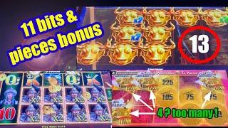 Look !!! Amazing top symbol x2x2x2x2 11 bits & pieces bonus. Some with big winnings