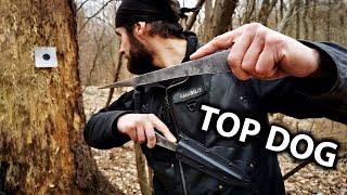 TACTICAL Throwing Knife: TOP DOG (Unboxing/Test/Review)