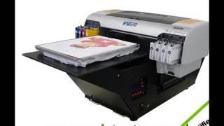 Automatic Flatbed Clothes Printer Digital Clothes Label Printing Machine