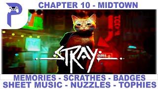 Stray - Chapter 10 - Midtown - All Collectibles & Trophies - 100% Full Game Trophy Guide