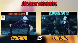 Gojo Satoru best scene Hindi Voice | Crunchyroll VS Clanimex Fan DUB