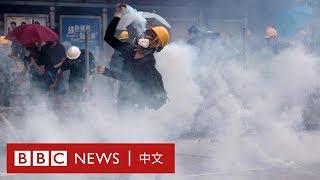 香港罷工：七區集會演變成衝突 警方回應解放軍出兵疑雲－ BBC News 中文