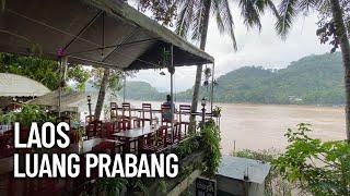 Laos Luang Prabang Walking Tour - Alley Walk on a Rainy Day