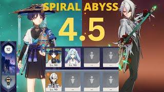 Wanderer & Arlecchino - 4.5 Spiral Abyss [Genshin Impact]