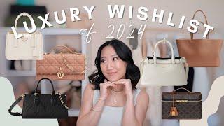 WHAT’S IN MY LUXURY WISHLIST 2024: dior, louis vuitton, hermes, celine, prada 