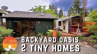 Friends' Garage Conversion ADU + Tiny House - Communal Backyard Oasis