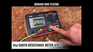 How to use an earth tester? VICI VC4105A