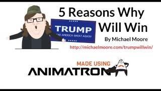 Michael Moore's 5 Reasons "Trump Will Win"