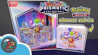 Bắt đầu tìm kiếm gia đình Eevee siêu hiếm với Pokemon TCG Prismatic Evolutions ToyStation 945