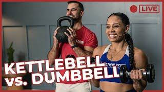 Kettlebell vs. Dumbbell with Coach Tash