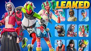 ALL *NEW* LEAKED FORTNITE SKINS!! (Hatsune Miku, Godzilla & More...)