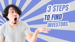 5 Simple Steps to Attract Investors for Your Business.