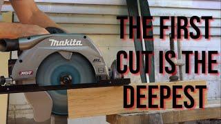 Makita 40v HS011G 101mm Depth of cut Circular Saw. That's 4 Inches! Can your saw do that?