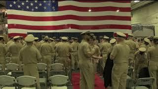 USS Nimitz Chief Petty Officer Pinning Ceremony