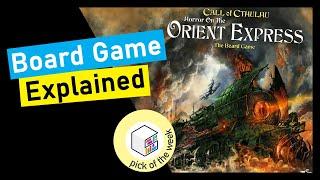 Is Horror on the Orient Express The Board Game for you? A Quick Overview!