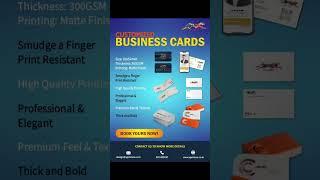 Your Business Card = Your Brand’s First Impression | Design It Right with Sprinters #Sprinterscard