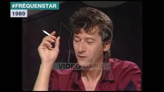 Extrait archives M6 Video Bank //  Alain Bashung - Humour et influences musicales (Fréquenstar-1989)