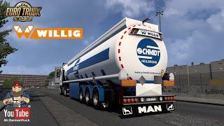 [ETS2 v1.53] Fuel Cistern Trailer Willig v4