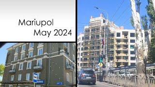 Небольшая прогулка по пр.Ленина (Мира) Mariupol. May 2024