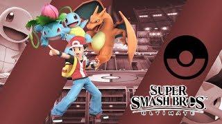 Pokemon Red/Blue: VS  Trainer REMIX  Super Smash Bros Ultimate STOP MOTION Soundtrack