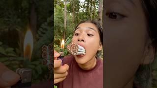 Stop Smoking and save your baby #funny #shorts #survival #shortsvideo #smoke #camping #shortsfilm